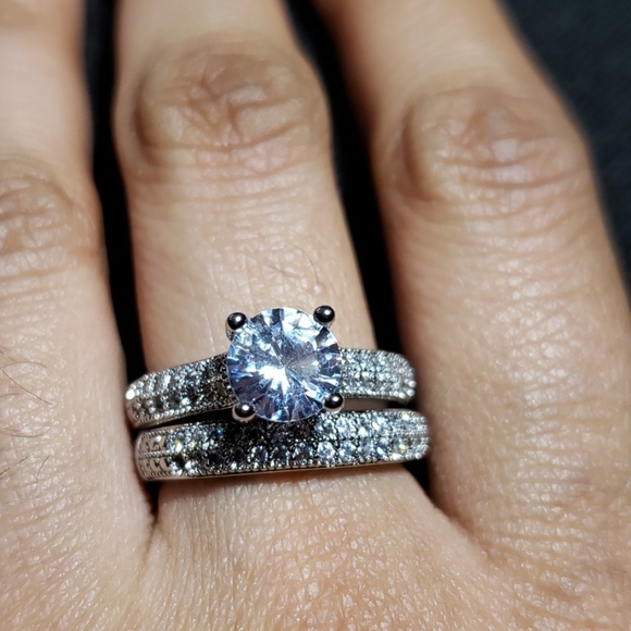 🔥925. Sterling Silver Bridal Fashion Set💍 🔥 - Picture 3 of 5